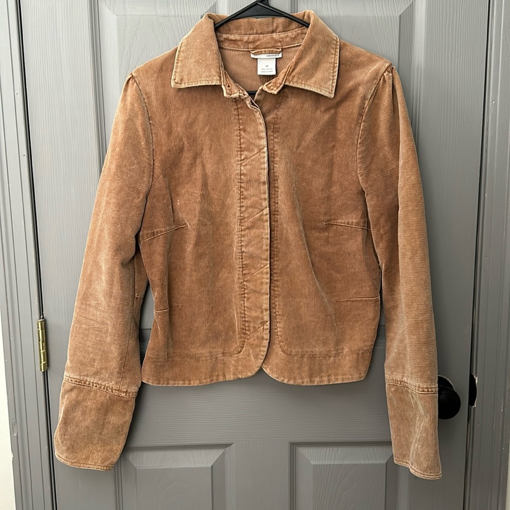 Women's Corduroy Blazer in Tan